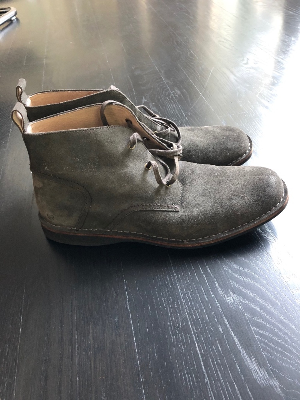 Grey/Blue Chukka Boots